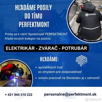 ELEKTRIKÁR | ZVÁRAČ | POTRUBÁR