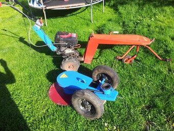 Obracač- zhrabovač sena Vari+motor Tekumsh+ prevodovka
