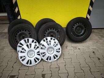 Plechové disky 6,5Jx16H2,puklice Opel