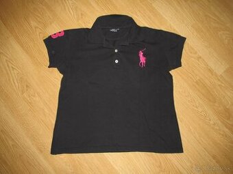 Čierne polo tričko v. L, zn. Ralph Lauren