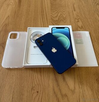 iPhone 12 64 gb Blue - komplet príslušenstvo, záruka
