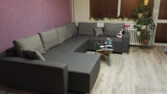 Sedacia súprava sivej farby