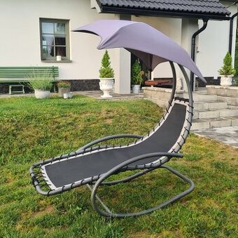 Predám 2 záhradné hojdacie kreslá ModernHome s baldachýnom