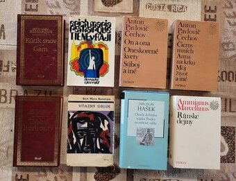Remarque, Čechov, Hašek, Christie, Kerouac, Bulgakov,...