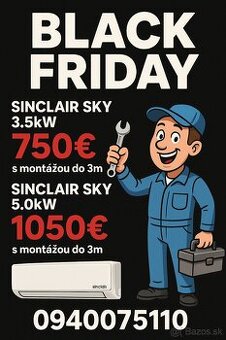 Klimatizácia – lacné kúrenie aj v zime Montáž aj servis ❄️