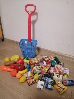 Nákupný košík, Pokladňa, tovar do obchodu