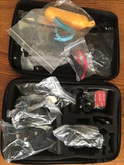 GO PRO prislusenstvo 100ks v kufriku.