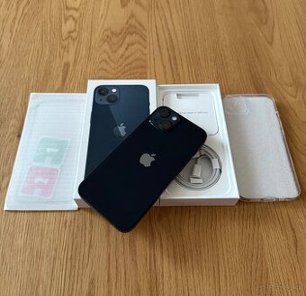 iPhone 13 128 gb Midnight - nepoužívaný, záruka