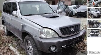 Hyundai Terracan 2.9 CRdi 2003 predám MOTOR J3, DVERE, TRYSK