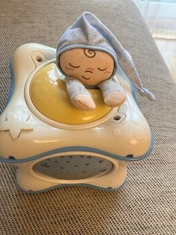 Kocka chicco so svetielkami a hudbou na zaspávanie