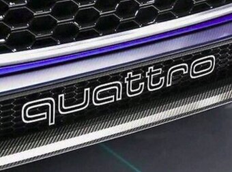 Audi QUATTRO NAPIS OZNACENIE LOGO DO MASKY