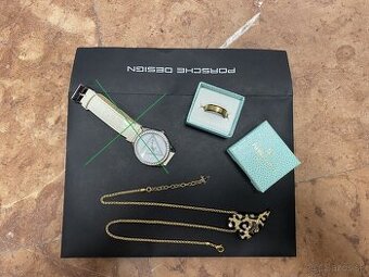 GUESS náhrdelník, PIERRE LANG prsteň a POLICE hodinky