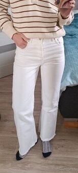 Biele rifle Anine Bing x Gina Tricot 34