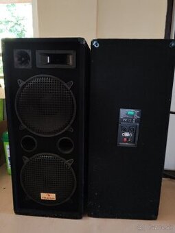 PA zostava – 2× Auna reprobox + zosilňovač Skytec SPL700 MP3