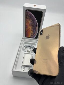  Apple iPhone Xs Max 256GB Zlatý | 89% Zdravie batérie 