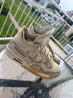 Air Jordan 4 Off-White – 1:1 replika, nosené