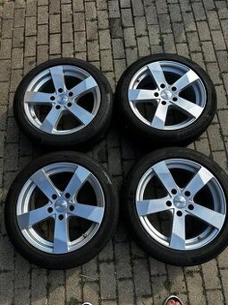 Predám elektrony 5x120 + letné pneu 205/50 r17