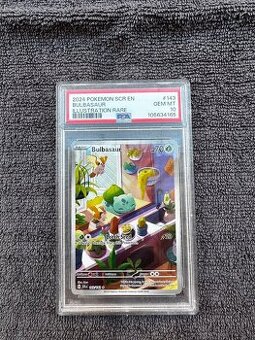 Pokemon karta kartičky	Bulbasaur   	143	PSA 10