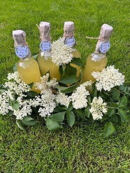 Bazový a mätový sirup