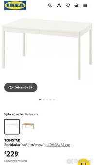 Jedalensky stol a stolicky