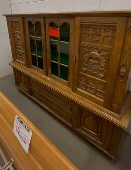 BN105. komoda, masiv, dva diely,  max v158 cm, max d 214