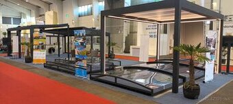 Bioklimatická pergola, 5x3,7m, antracit