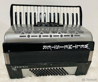 AKORDEÓN WELTMEISTER KRISTALL 72 BASOVÝ - používaný v top st