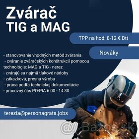 Zvárač MAG a TIG