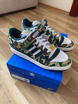 adidas BAPE x Forum Low 84 30th Anniversary "Green Camo"