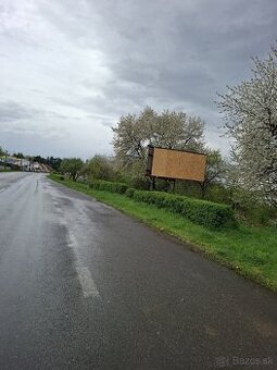 Reklamný billboard na prenájom v Snine