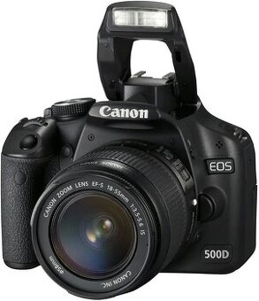Canon EOS 500D + objektív EF-S 18-55 mm (nové, nepoužité)