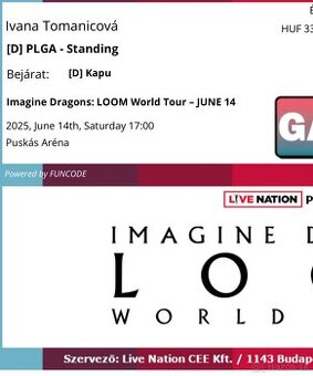 Imagine Dragons 14.6. Budapešť