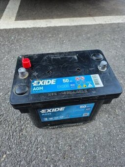 Predam autobateriu EXIDE AGM EK508 Start-Stop 12V 50Ah 800A