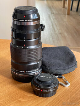 Olympus 40-150 mm s telekonvertorom