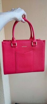 Kožená kabelka červená