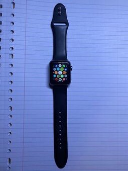 Apple watch series 3 space grey/black 38mm