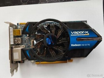 Sapphire Radeon HD 5770 Vapor-X OC Version s 1 GB pamäte GDD