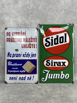 Starožitné reklamné cedule