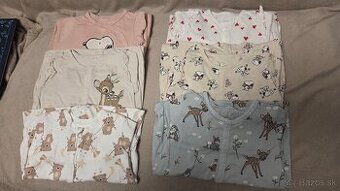 Pyžamové overaly 98. H&M 6 ks