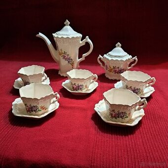Starožitná porcelánová čajová súprava Slovakia