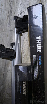 Základné nosiče Thule + nosič na 6ks lyže, nosič na bicykel