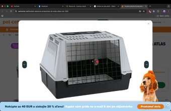 Prenoska do auta Atlas Car 80, plastová - 82 x 51 x 61 cm. V