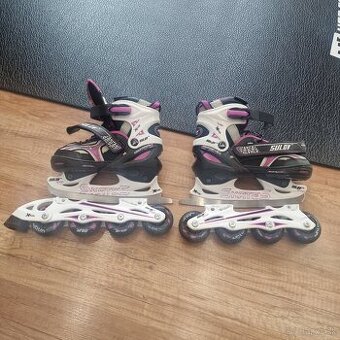 Detské korčule 2v1