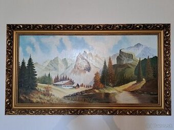 Malovany obraz solorid, 135x75cm