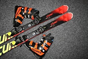 lyže Fischer 110 cm , drevene jadro , sendvičova konstrukcia