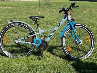 Detský bicykel XXlite alloy 3s sivý/modrý (od 120 cm)