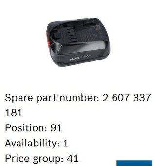 Bateria Bosch 14,4 Li