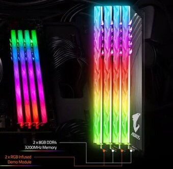 DDR4 AORUS RGB Memory 16GB (2x8GB) 3200MHz (With Demo Kit)