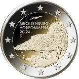 2€ Nemecko 2024 Meklenbursko-Predné Pomoransko