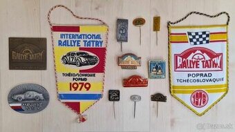 Rallye Tatry - odznaky, plakety, vlajočka